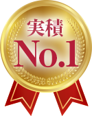 実績No.1